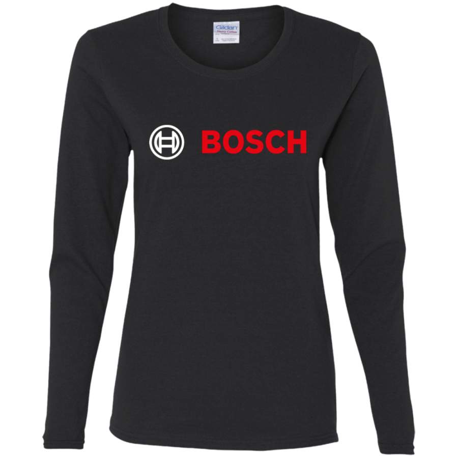 AGR Bosch Logo Ladies’ Cotton LS T-Shirt