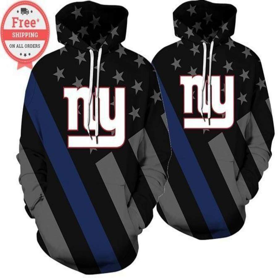 New York Giants Football Hoodie Unisex 3D All Over Print