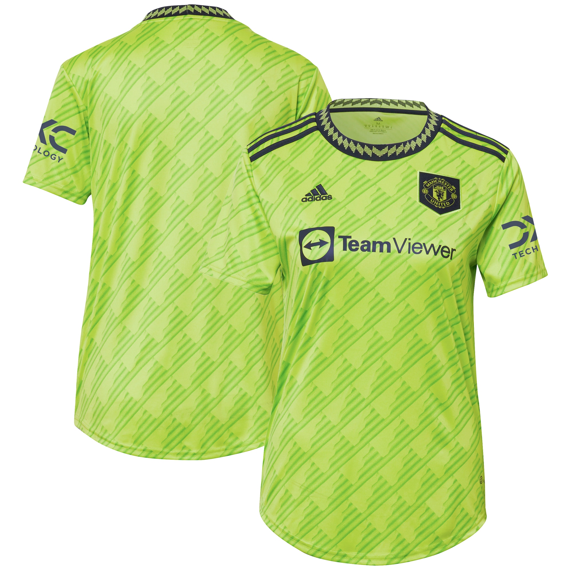 Manchester United Women's 2022/23 Third Replica Jersey – Neon Green