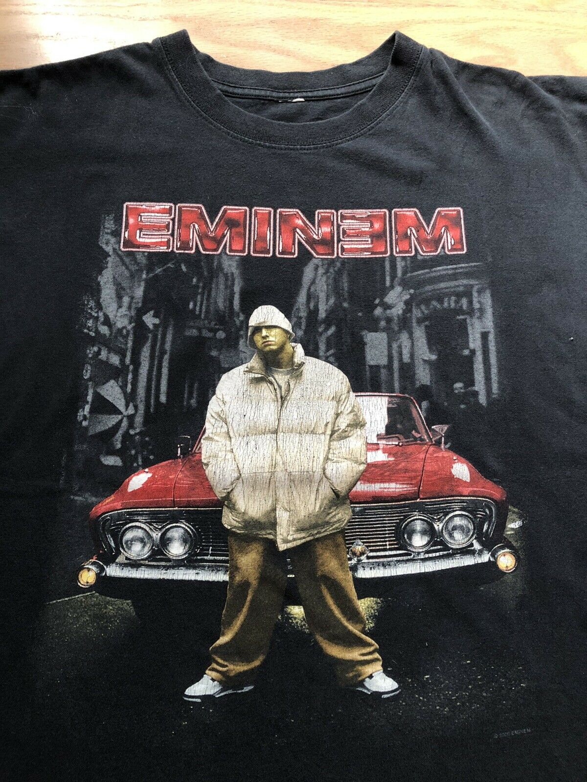 VTG 2000 Eminem Rap T-Shirt Marshall Mathers Album Black