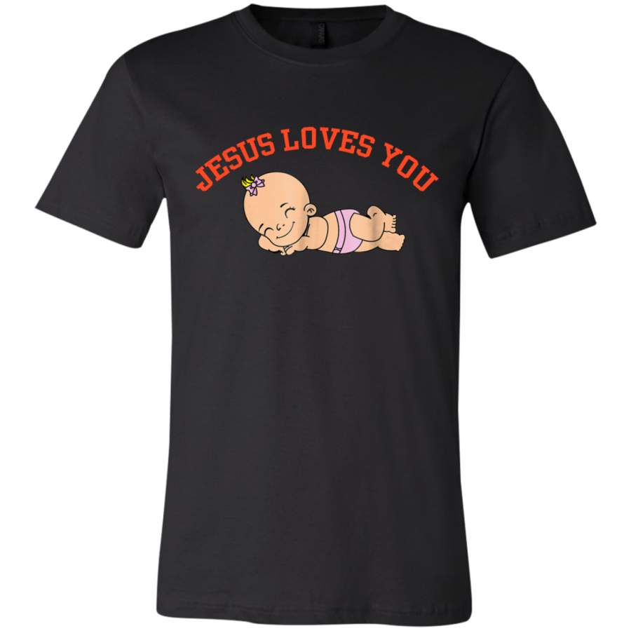 AGR Jesus loves you baby T-Shirt  USA