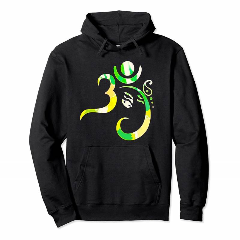 Beautiful Elephant Om Symbol Silhouette Art Yoga Lovers Gift Pullover Hoodie, T-Shirt, Sweatshirt