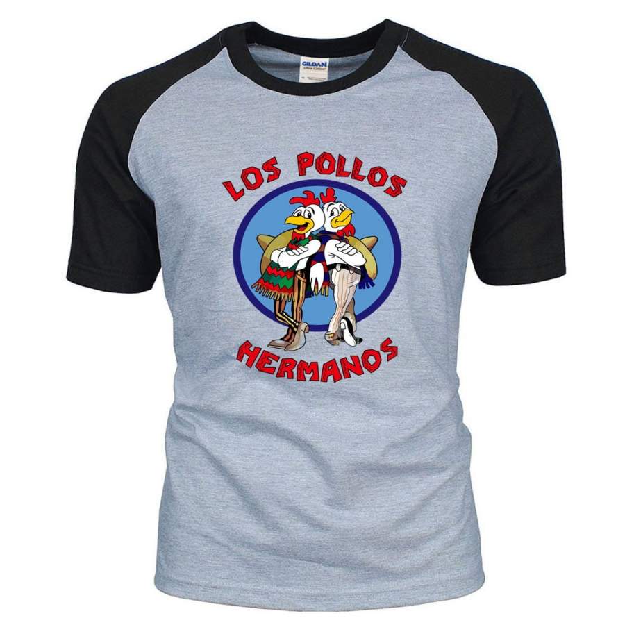 Breaking Bad Shirt LOS POLLOS Hermanos T Shirt Chicken Brothers 2019 hot sale summer 100% cotton fashion raglan tee for fans