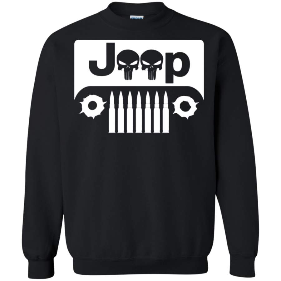 AGR Jeep Skull Ammunition And Shot Mark Sweatshirt