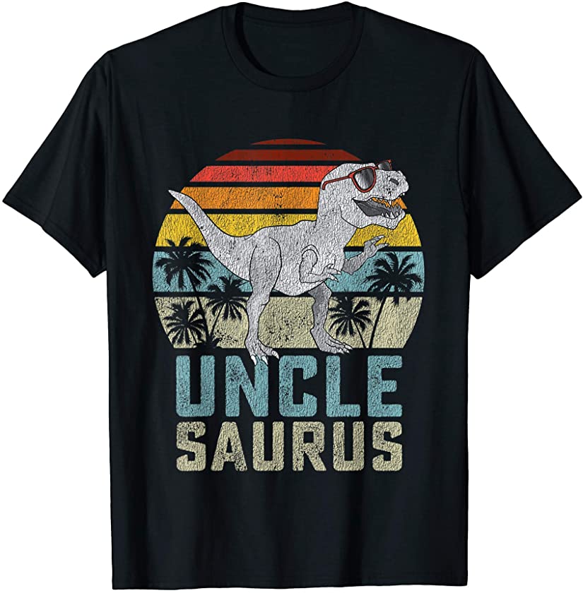 Unclesaurus T Rex Dinosaur Uncle Saurus Family Matching T-Shirt