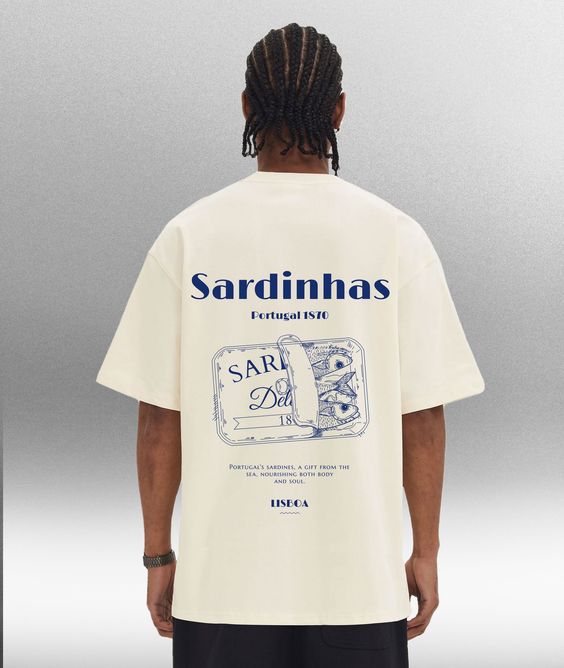 Sardinhas De Portugal Oversize T-shirt