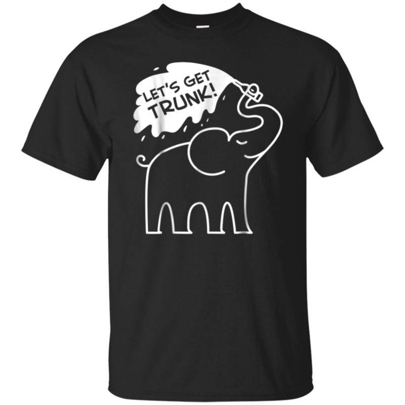 Let’s Get Trunk Shirt, Drunk Elephant Pun Tees