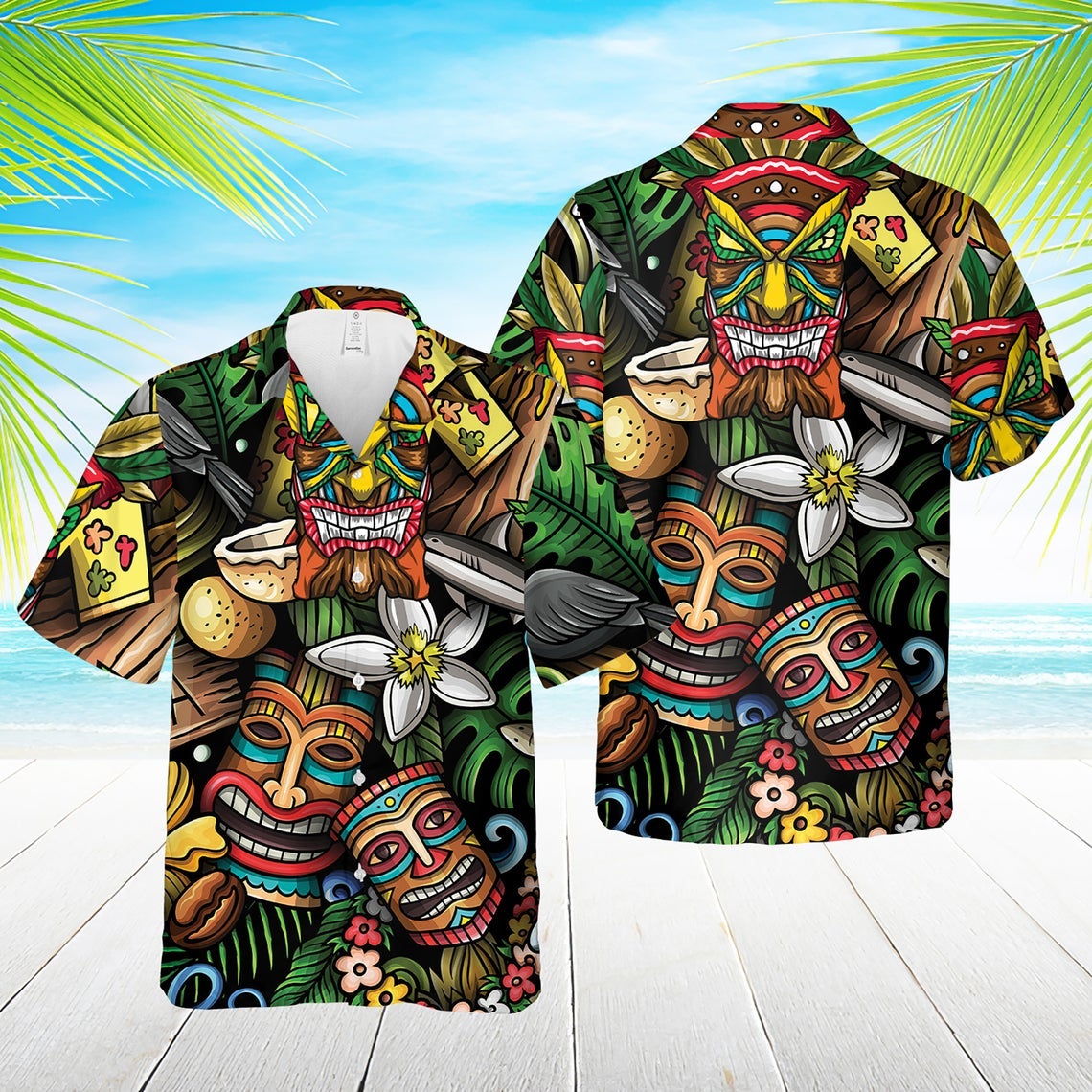 Hawaii Culture Symbols Shirt Made In Summer Beach Shirts Ha47684