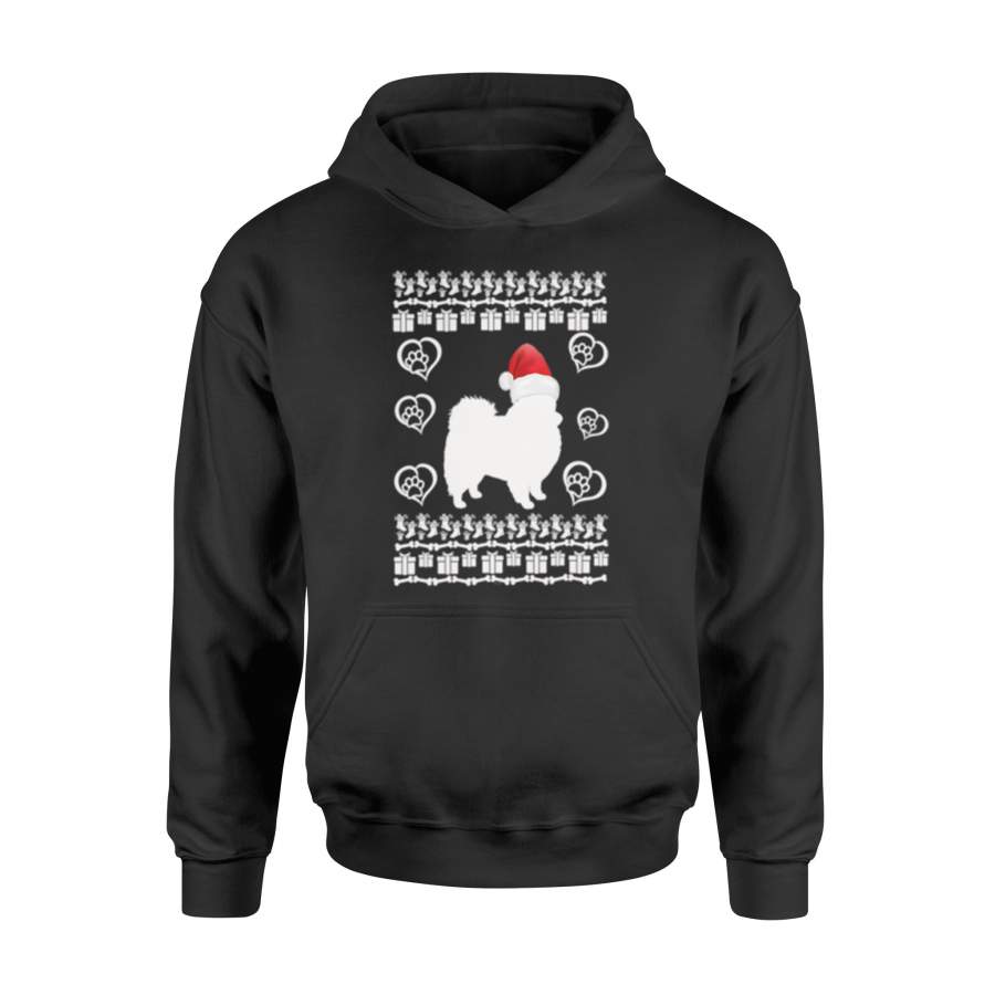 American Eskimo lovers christmas ugly sweater gift t shirt – Standard Hoodie