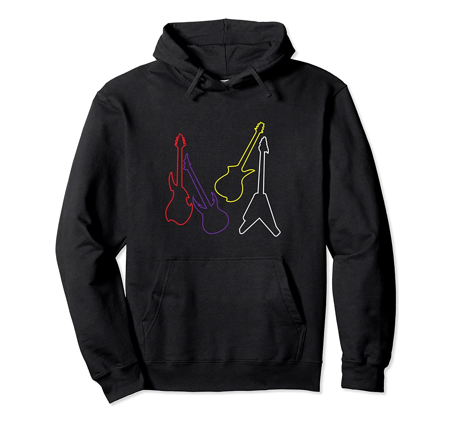 Vintage Guitar Pullover Hoodie, T-Shirt, Sweatshirt