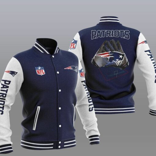 New England Patriots Baseball Jacket Bh92