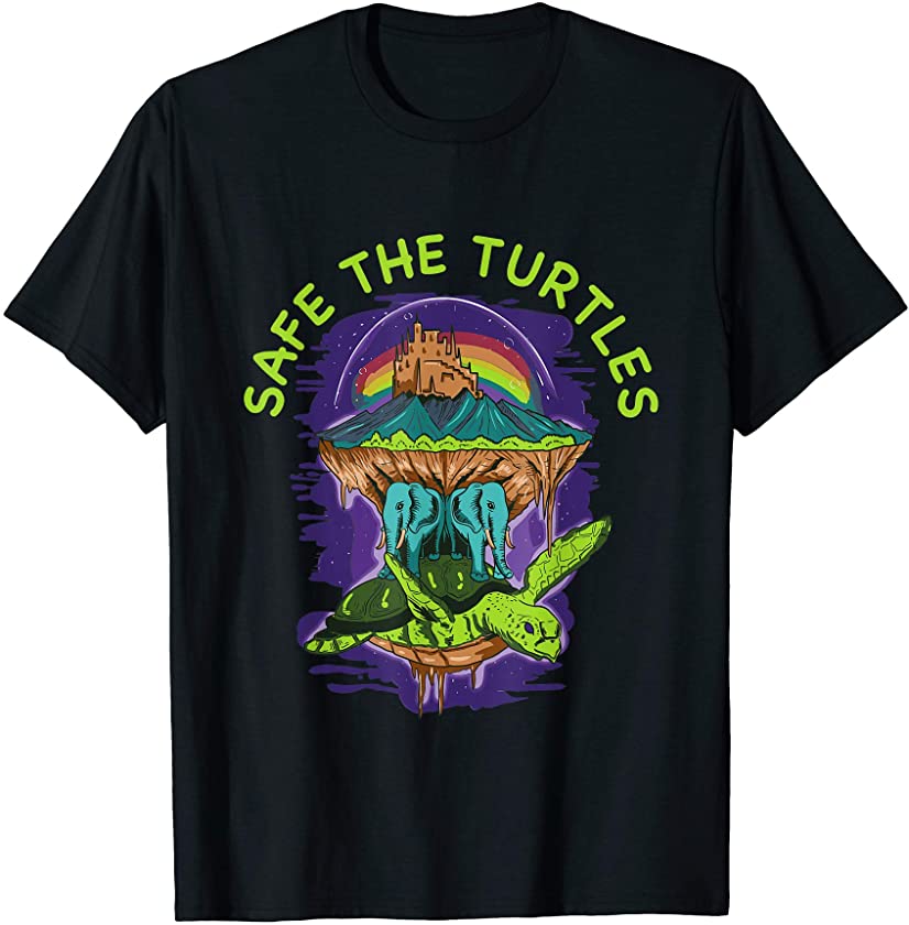 Save The Turtles Earth Day Planet B Nature Elephant Gift T-Shirt