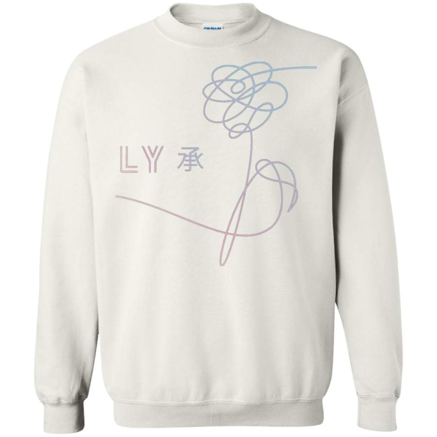 AGR BTS Love Yourself Crewneck Pullover Sweatshirt