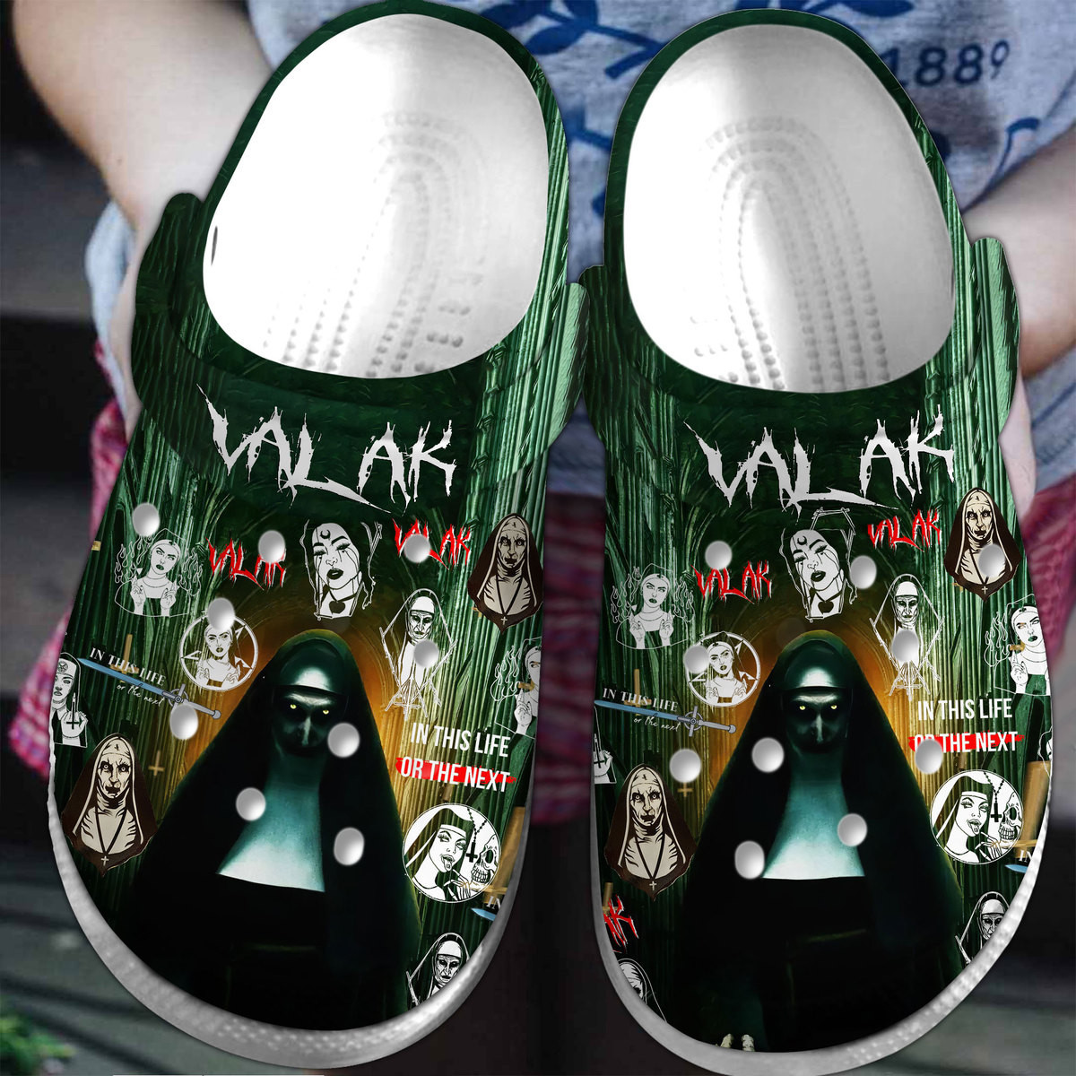 Valak Movie Crocs Crocband Clogs Shoes Comfortable For Men Women and Kids