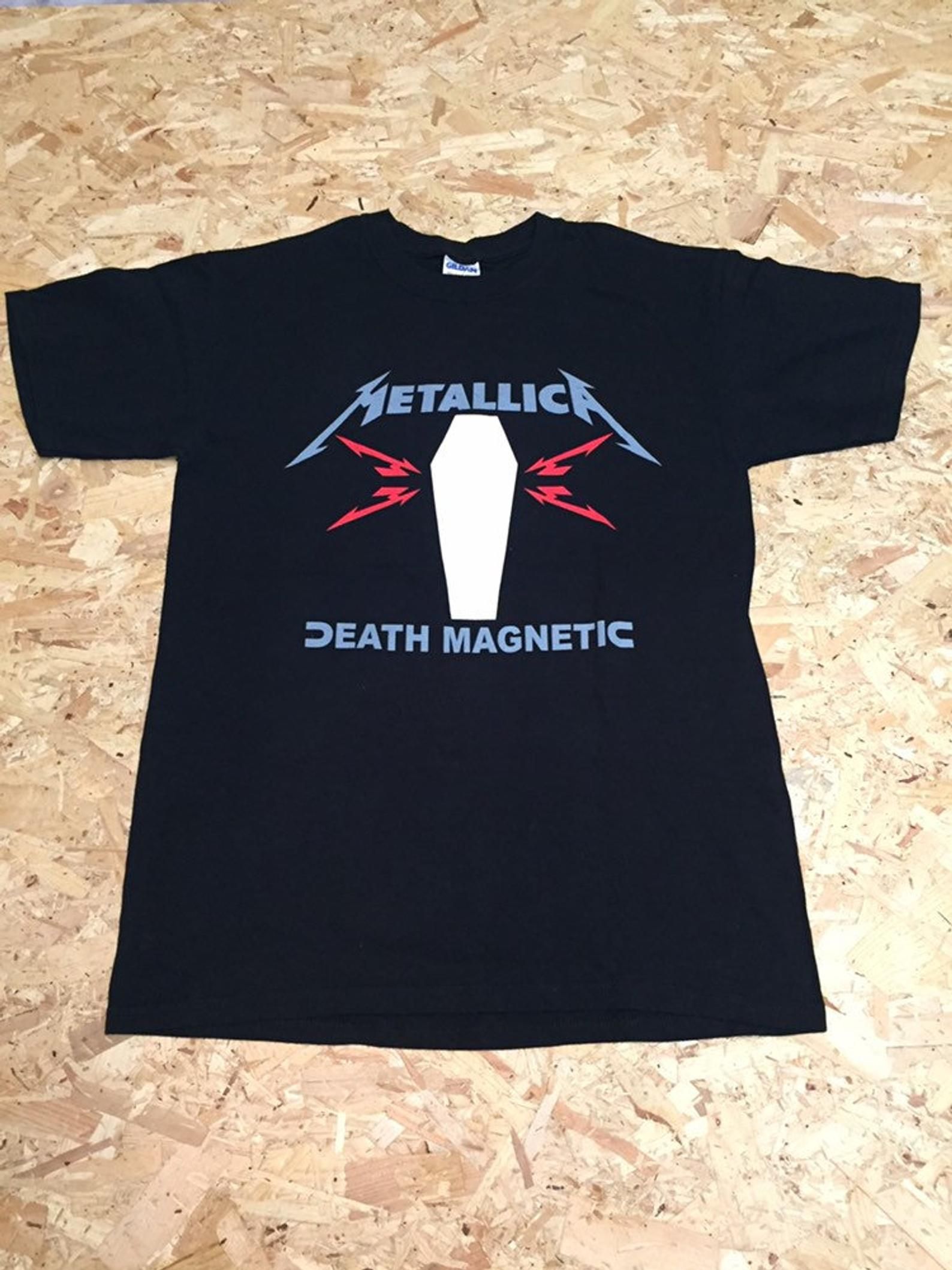 Vintage Metallica Death Magnetic 2009 Tour Double Sided T Shirt