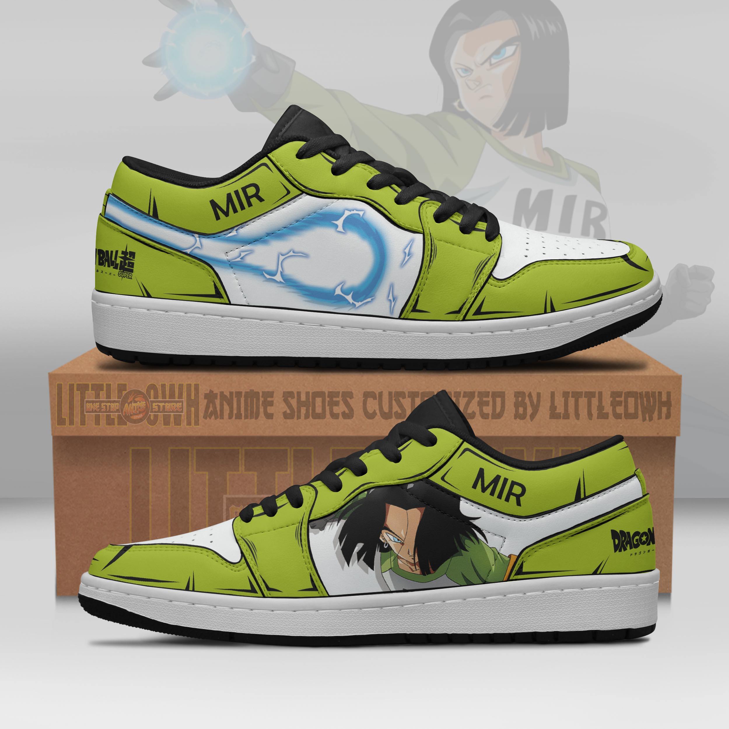 Android 17 Shoes Dragon Ball Z Super Anime Jd Low Top Sneakers