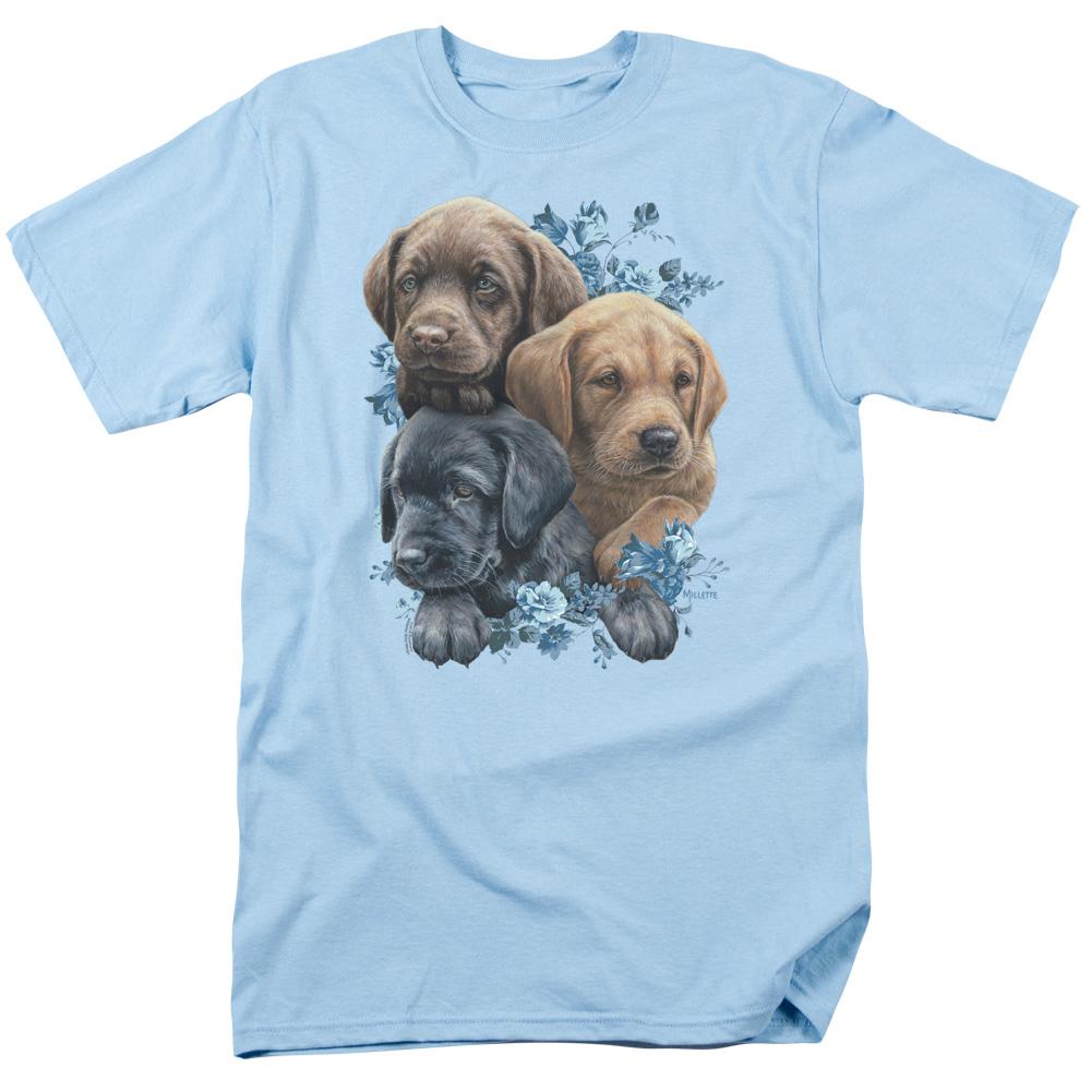 Wild Wings Puppy Pile – Men’S Regular Fit T-Shirt