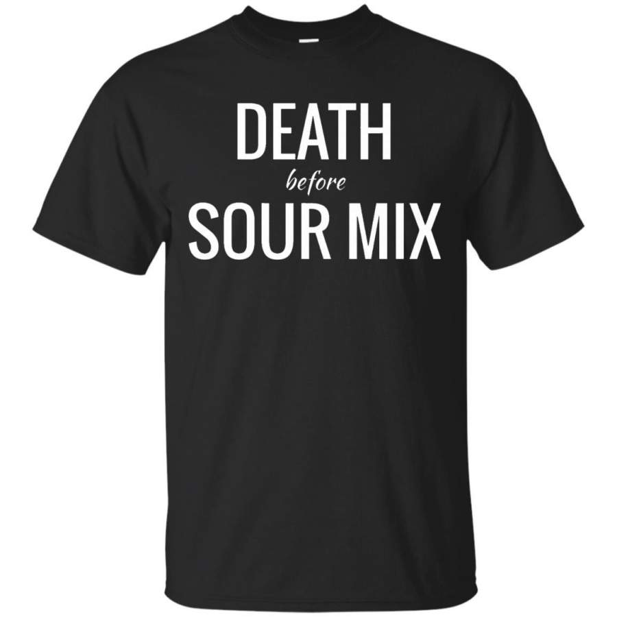 AGR Death Before Sour Mix – Craft Bartender Shirt