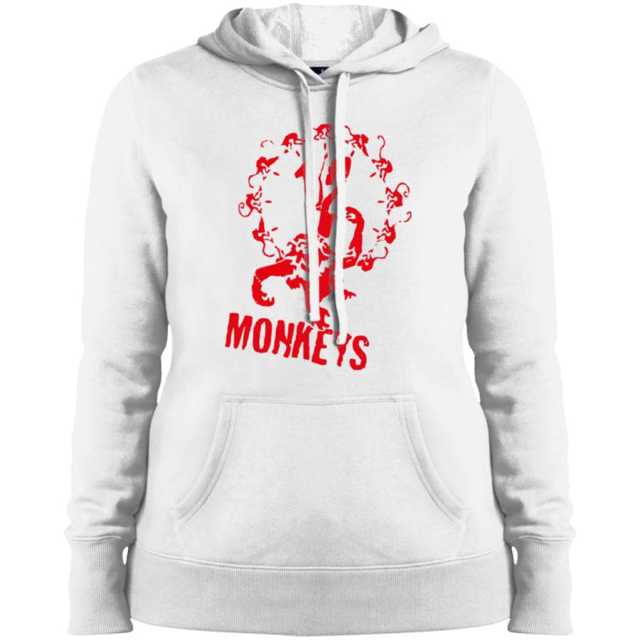 AGR 12 Monkeys Ladies’ Pullover Hooded Sweatshirt