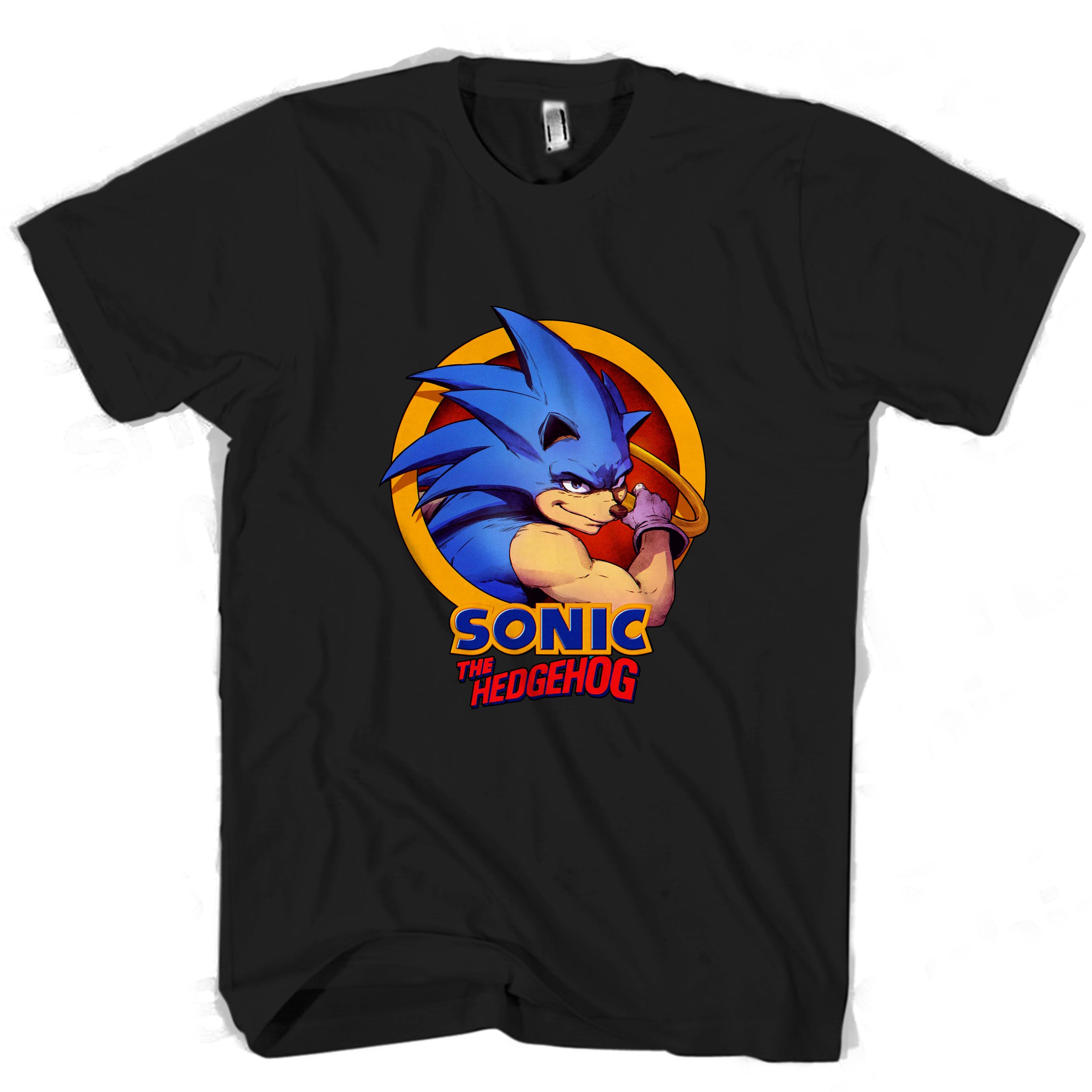 Sonic The Hedgehog Muscle Man’S Tee T-Shirt