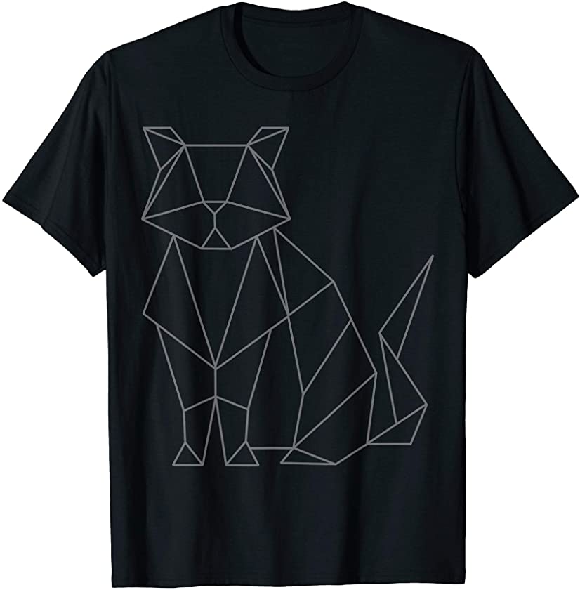 Cool Drawn Cat Cute Kitten Lover Pet Owner Gift T-Shirt