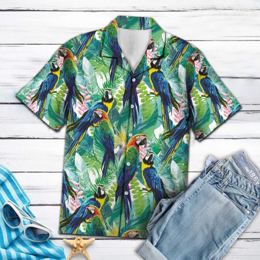 Tropical Parrot Hawaiian Shirt Ha41465