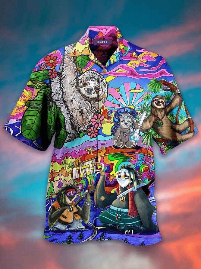 Sloth Hawaii Shirt For Men And Women Ha56342