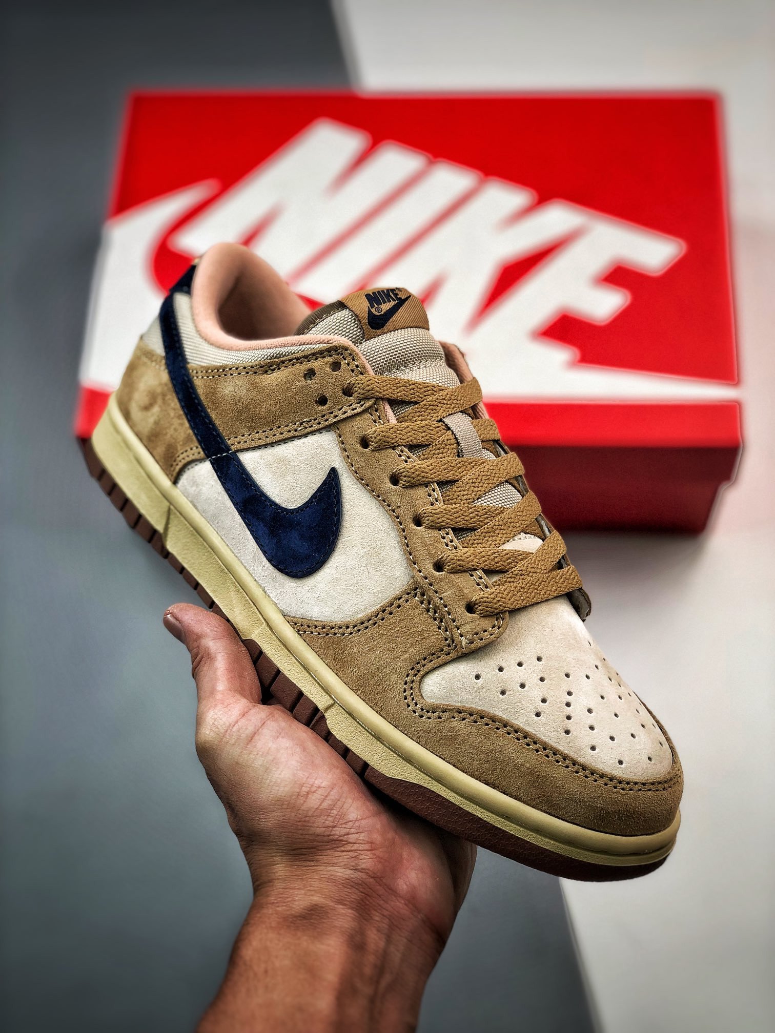 Nike Dunk Low Pro Vegas GoldMidnight Navy-Maple 304714-741 5339272