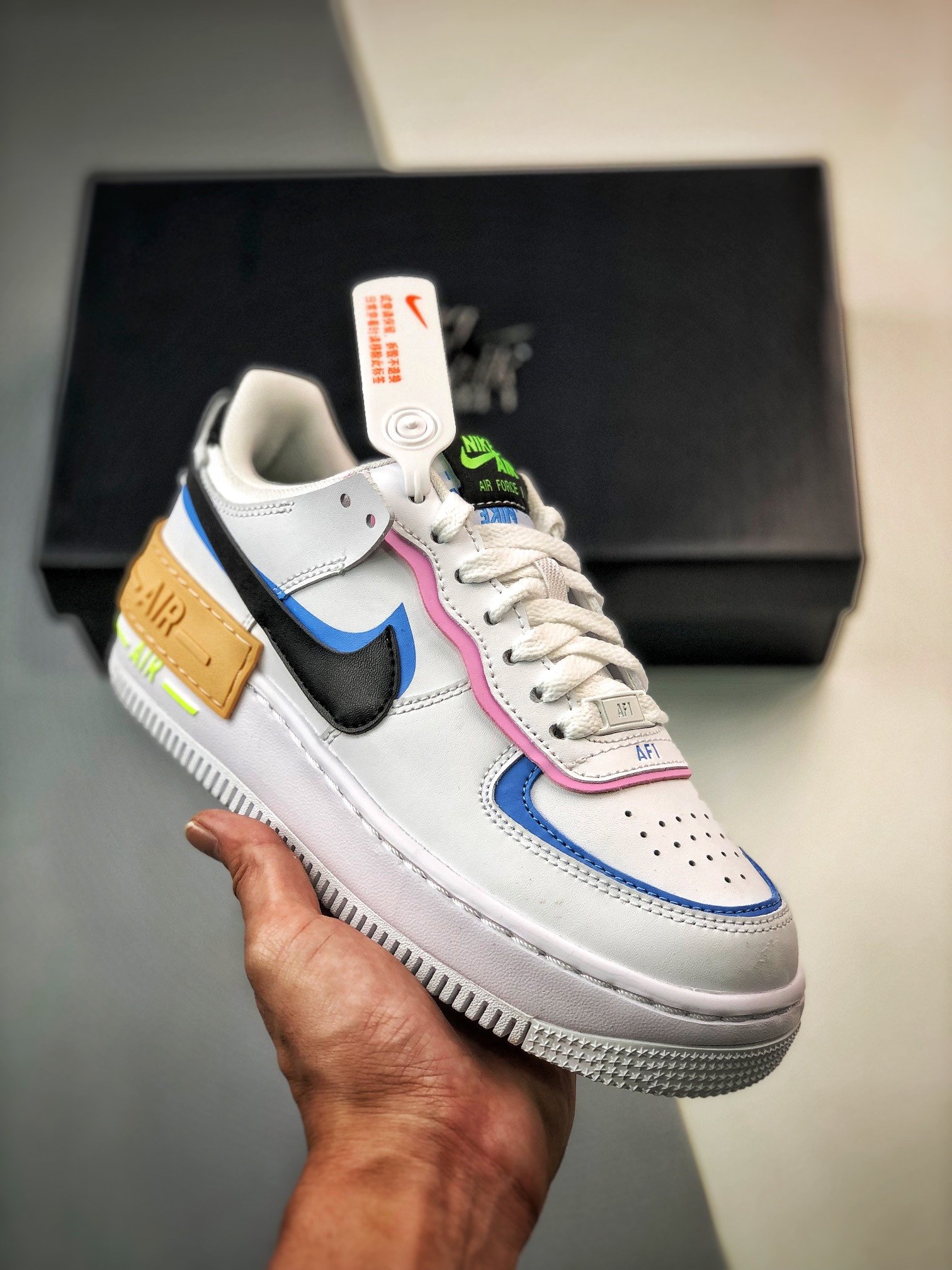 Nike Air Force 1 Shadow Pastel White Black FJ0735-100 5340062