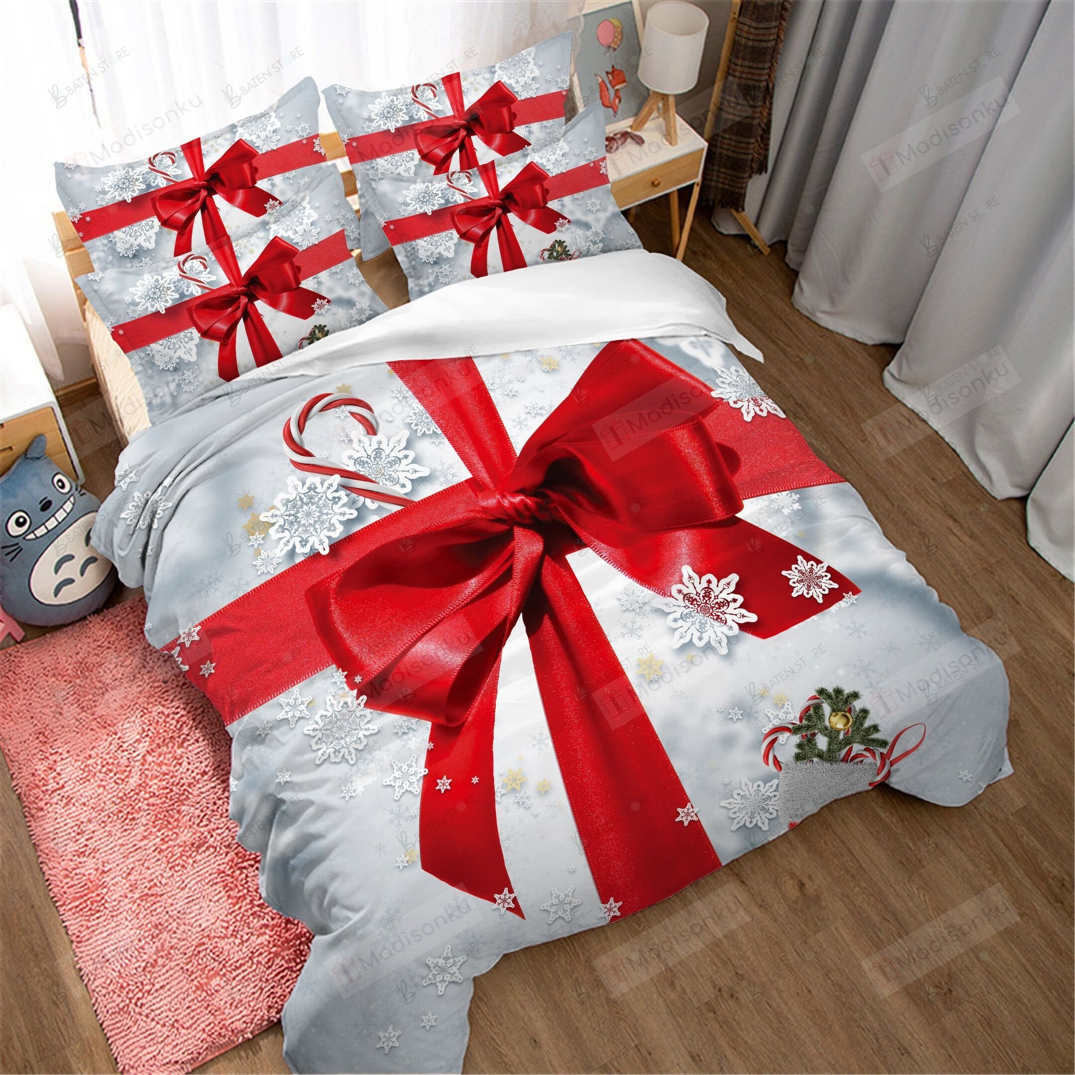 3D Christmas Gift Bed Sheets Duvet Cover Bedding Set Great Gifts For Birthday Christmas