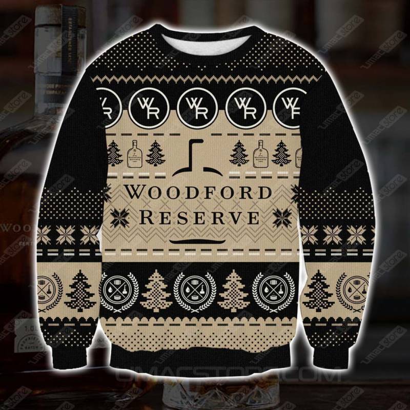 Woodford Reserve 3D Print Ugly Christmas Sweatshirt