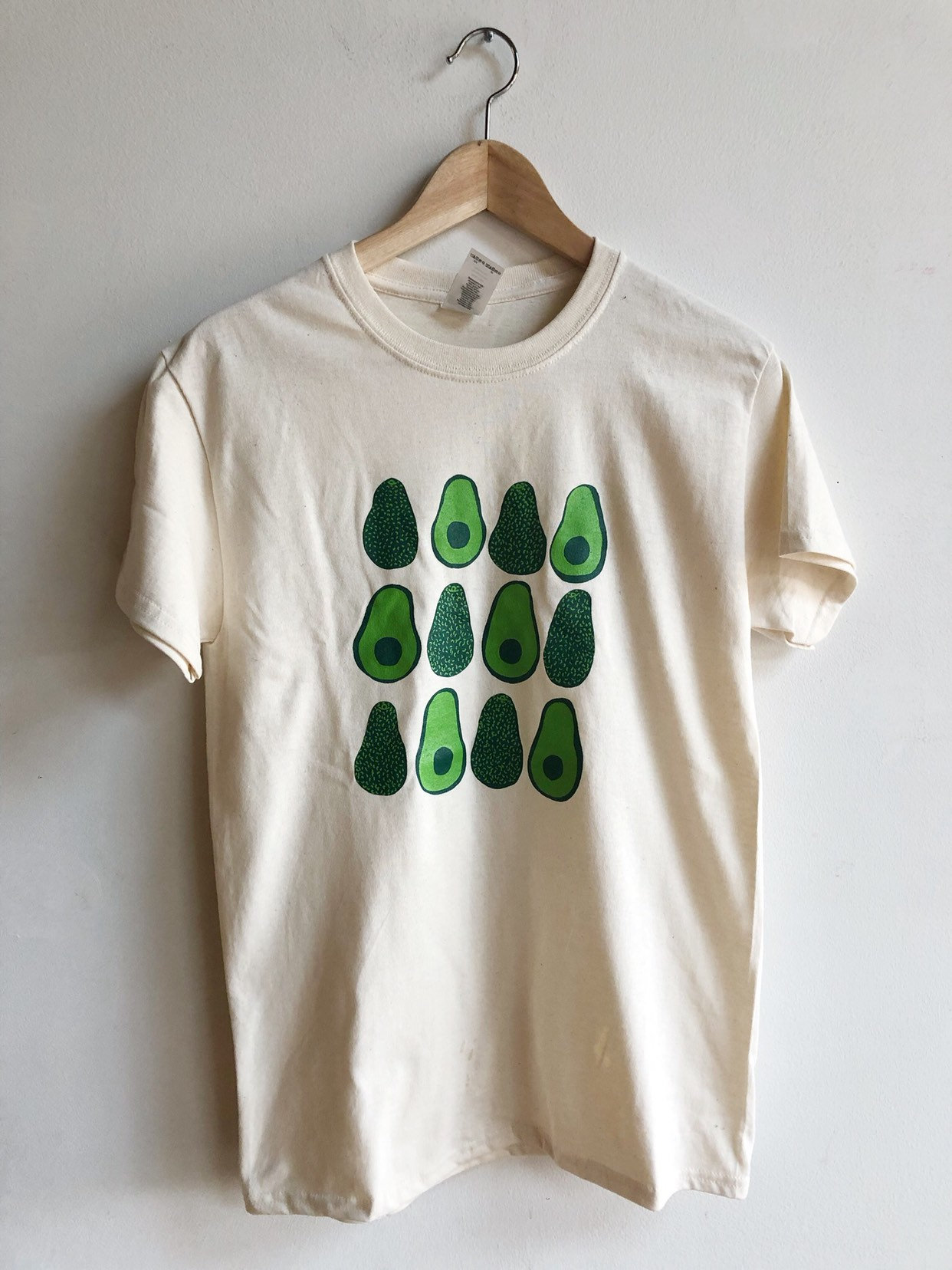 Avocado T-Shirt, Foodie Gift,  Screen Print Shirt, Clothing Gift