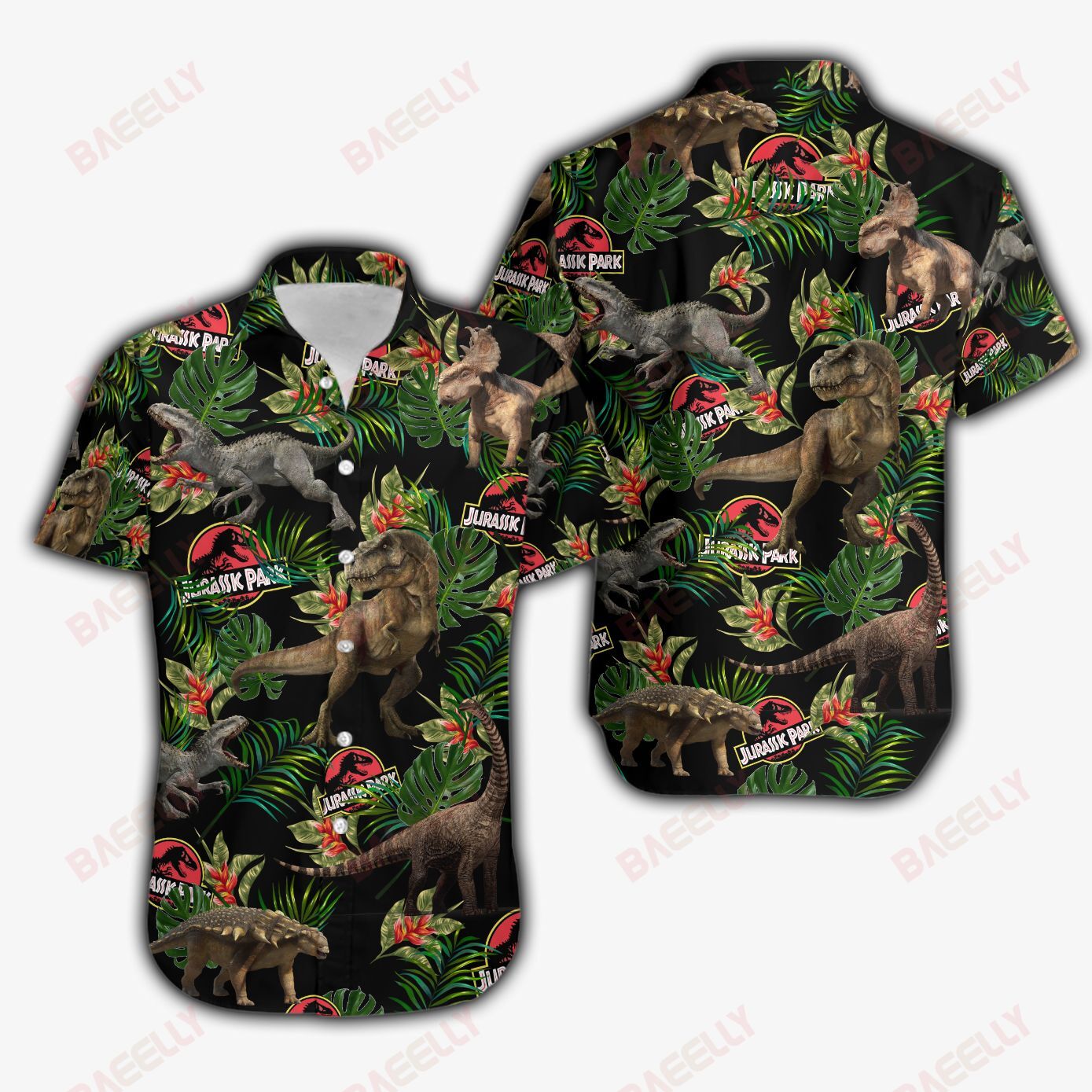 Jurassic Park Hawaiian Shirts Ha109055