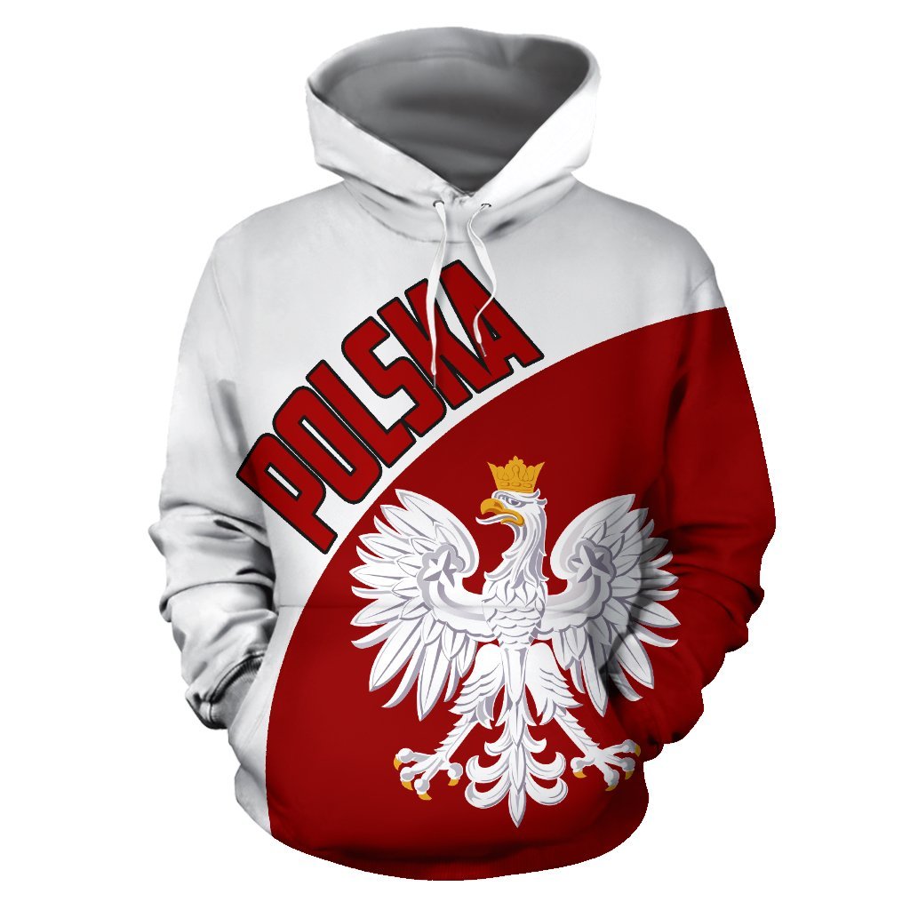 Poland Hoodie – Polska Wave Flag Color TH7