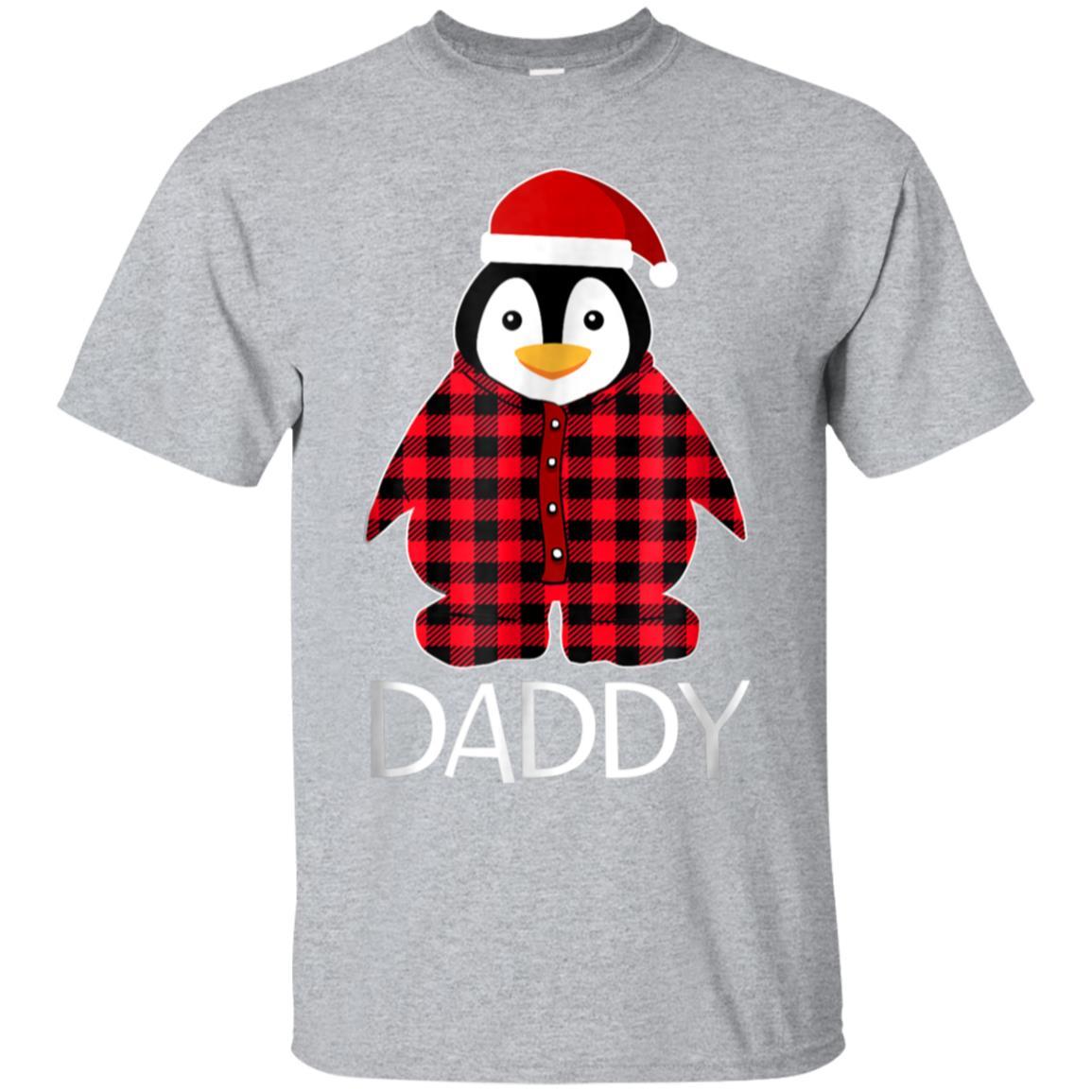 Daddy Penguin Pajamas Ugly Family Christmas Season Tshirt