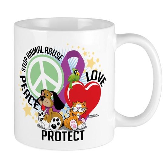 Stop Animal Abuse Plp Mug