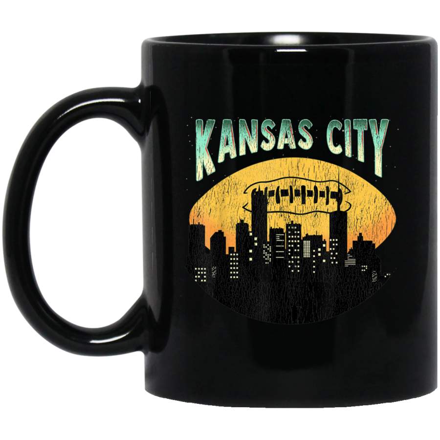 Kansas City Football Mug  Kansas City Skyline GIFT Mug