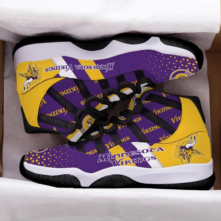 Minnesota Vikings Air Jordan 11 Shoes