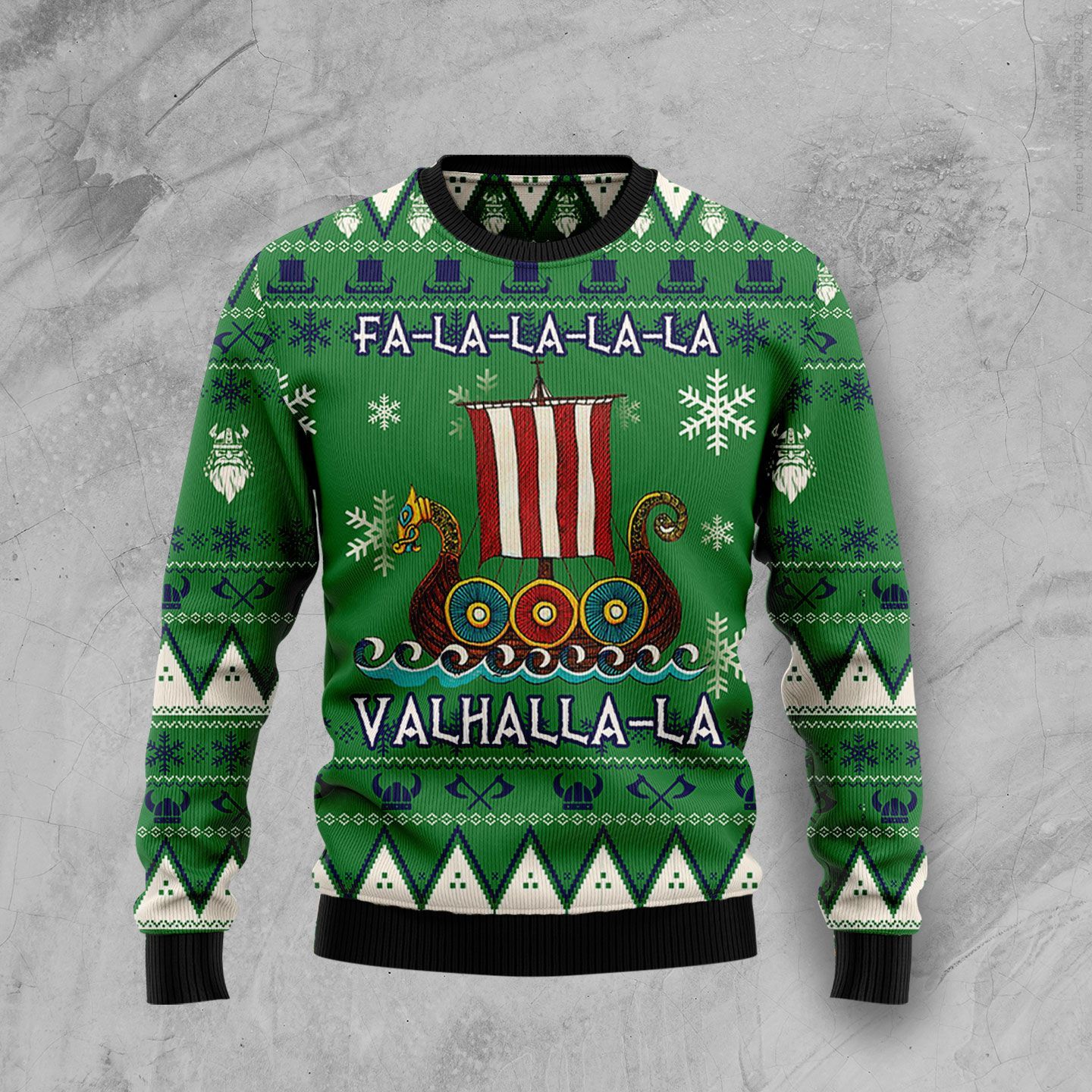 Amazing Viking HZ92407 Ugly Christmas Sweater unisex womens & mens, couples matching, friends, funny family sweater gifts (plus size available)