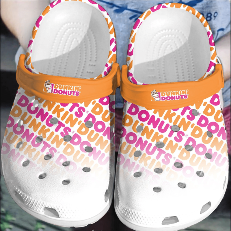 Dunkin Donuts Crocband Crocs Shoes Clogs Comfortable For Men Women