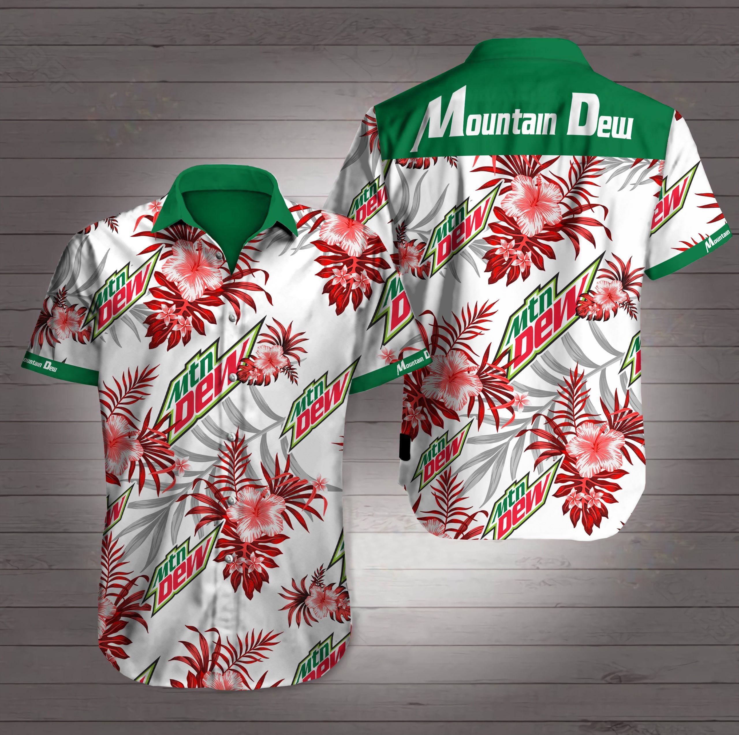 Mountain Dew Hawaii Shirt Ha17093