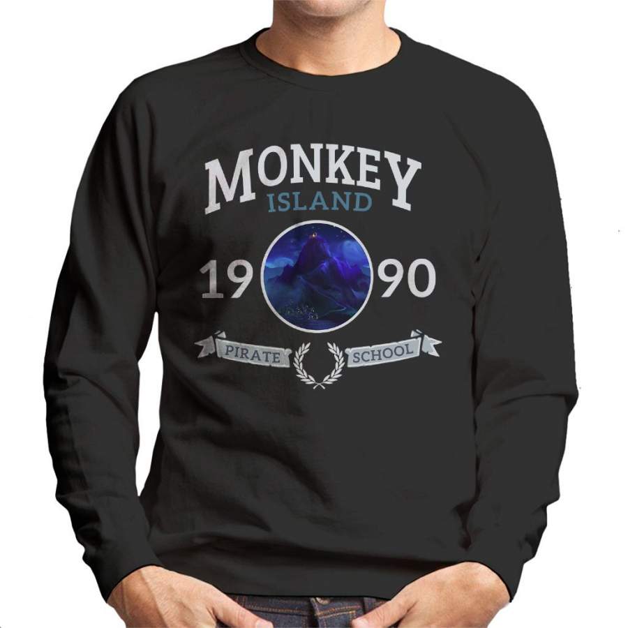 Monkey Island Pirate School Men’s Sweatshirt