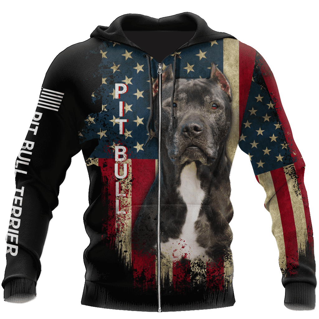 Pitbull Terrier Dog  3D All Over Print | For Men & Women | Adult |  Ht6210