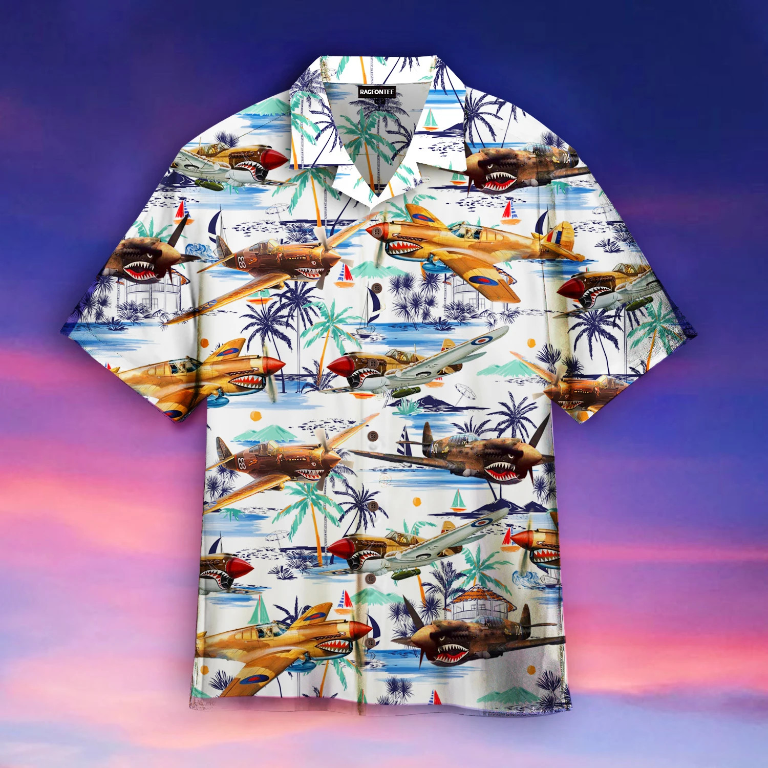 The Beautiful Flying Warbirds Hawaii Shirt Unisex Adult Ha28850