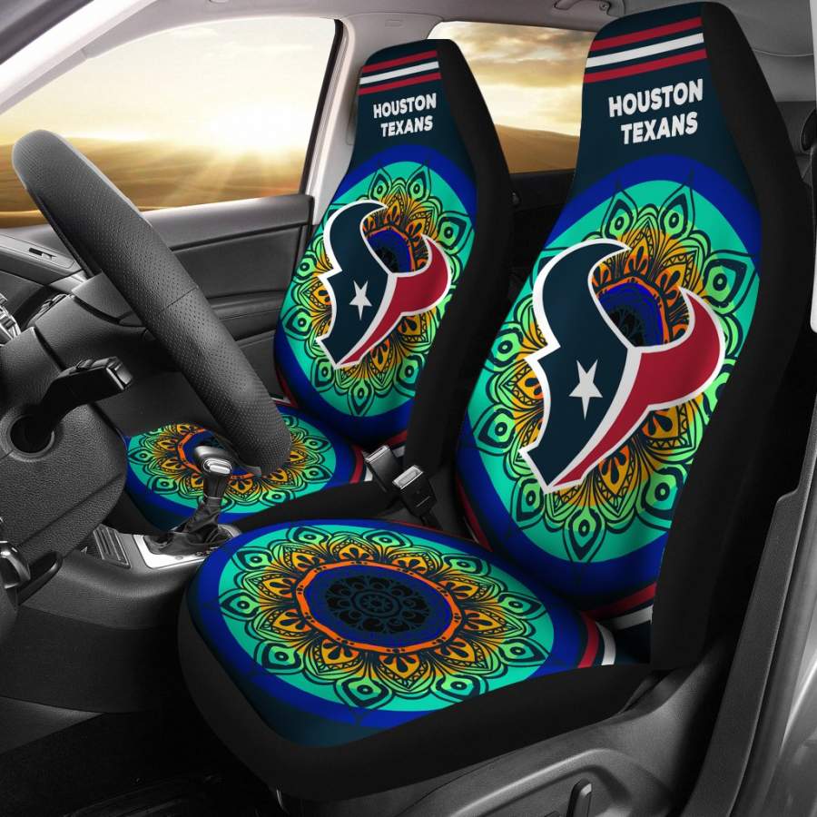 Unique Magical And Vibrant Houston Texans Car Seat Covers