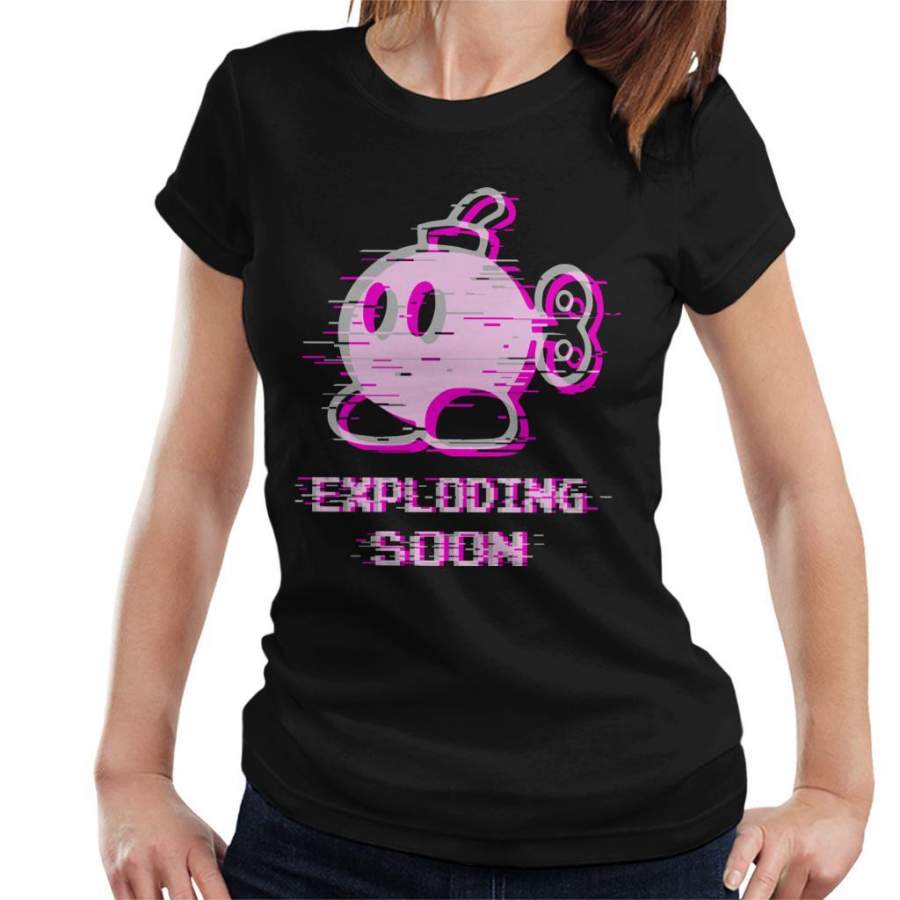 Exploding Soon Bomb Super Mario Women’s T-Shirt