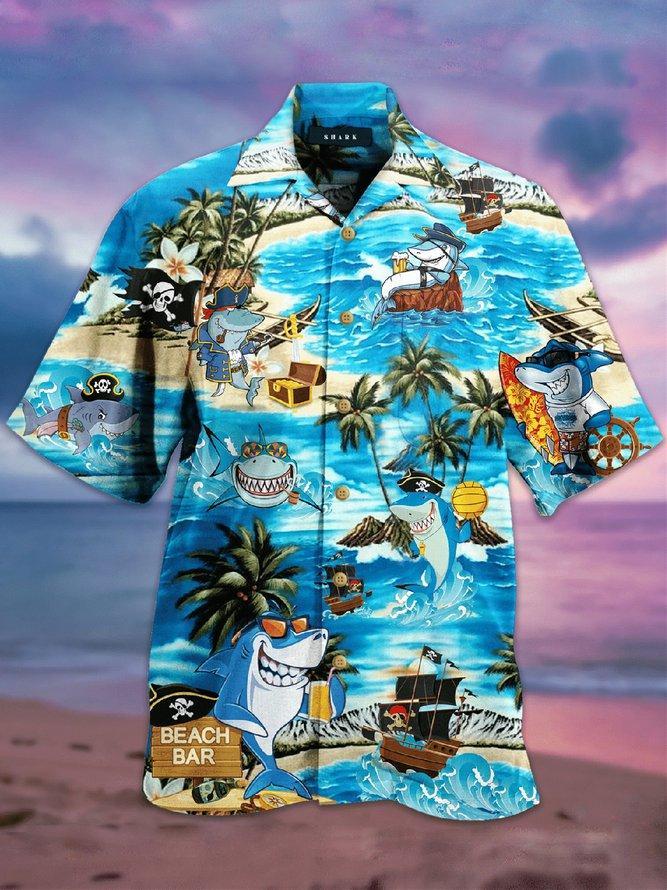 Funny Shark Aloha Hawaii Shirts Unisex Ha95937