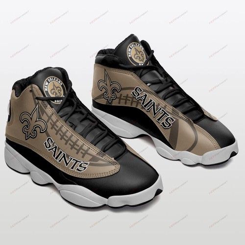 New Orleans Saints Air Jordan 13 Sneakers Sport Shoes JD13 Sneakers Personalized Shoes Design