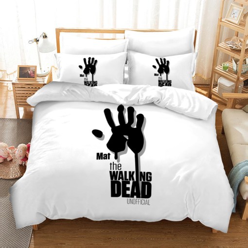 The Walking Dead 6 Duvet Cover Pillowcase Home Decor 3D Bedding Set 4972