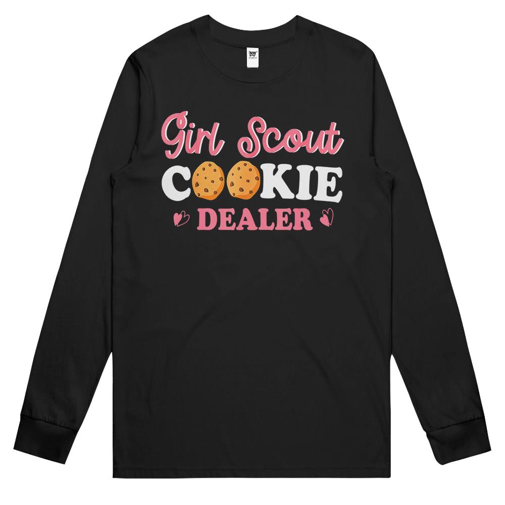 Scout For Girls Cookie Dealer Bakery Bakes Cookies Funny Long Sleeve T Shirts